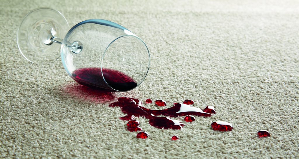 spill on carpet